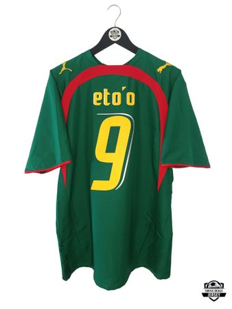 ETO'O #9 Original Cameroon 2006-08 Home Trikot
