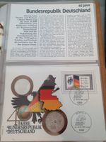 Numisbrief 40 Jahre Bundesrep. Deutschland 2 Münzen