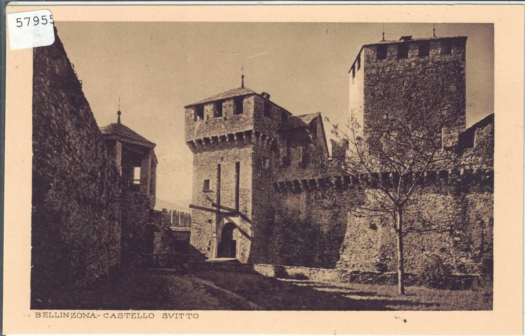 Cartoline postali: Bellinzona - Castello Svitto – Usato da Ettingen venduto da Kartenplanet