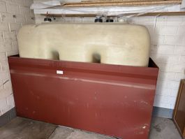 Heizöltank 2000L mit Stahl Auffangwanne