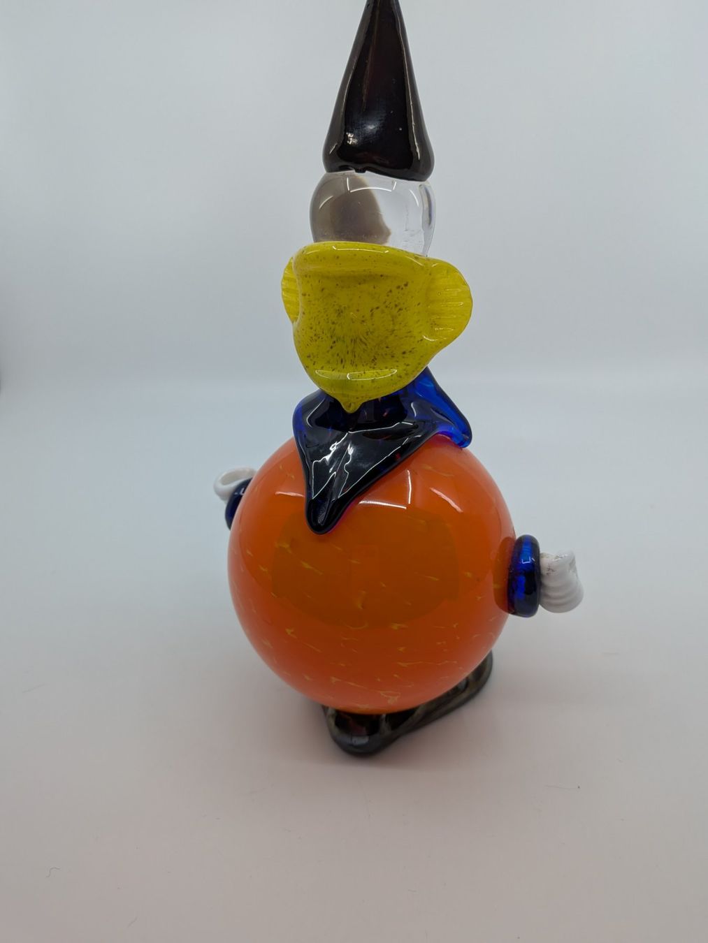 Murano Statuette: Murano Glasfigur Clown mit Kugelbauch – Usato da Emmen venduto da magelan 2