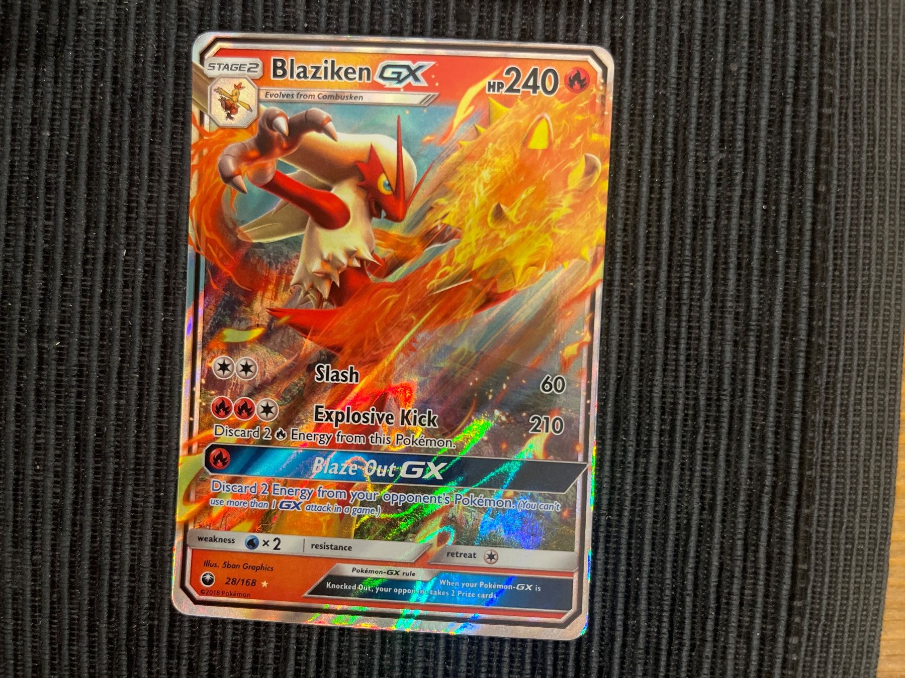 Pokémon Carte collezionabili: Pokemon Blaziken GX Celestial Storm Near Mint – Nuovo (secondo la descrizione) da Wabern venduto da Collectfun