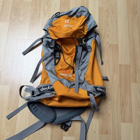 Deuter Guideline 28 Wanderrucksack orange/grau Top Zustand