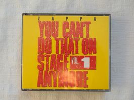 Frank Zappa You Can't Do That Vol. 1 Doppel-CD
