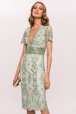 NISSA BESTICKTES COCKTAILKLEID