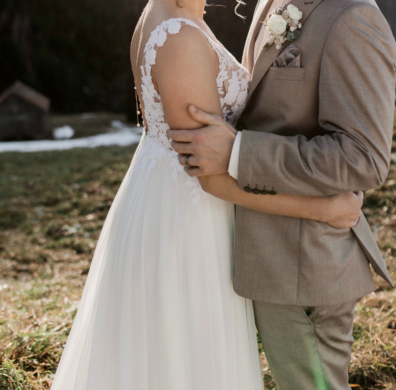 Kleider: Secondhand Brautkleid Sabe "Guido", Grösse 38-40 – Gebraucht aus Brunnen von Herzig-Brautmode 4