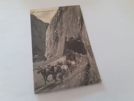 URNERLOCH bei ANDERMATT - PFERDE KUTSCHE