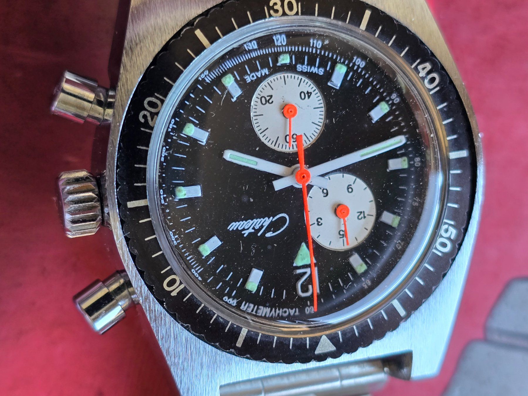 Tissot Orologi: 213 Chateau Chronograph Cal EB 8420 wunderschoen – Usato da Muri AG venduto da Corredor 4
