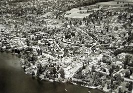 ERLENBACH Flugaufnahme, Photo Swissair SR 269