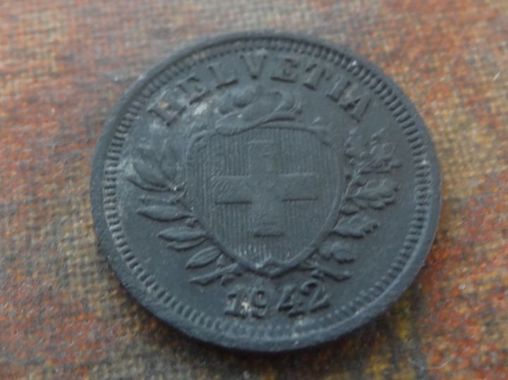 Tutti le monete: 1 Rp. 1942  (A) – Usato da Romanel-sur-Lausanne venduto da Swift13