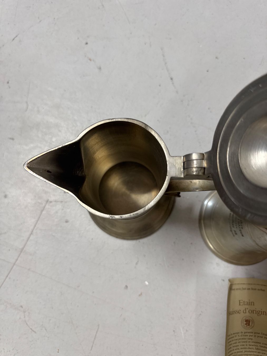 Caraffe: 2 Zinnkruge – Usato da Dietlikon venduto da HighspeedUmzug 2