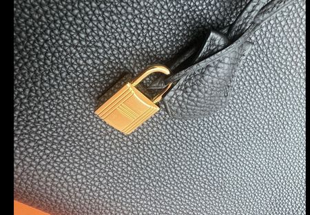 Sac Hermès Birkin Togo noir 35 cm