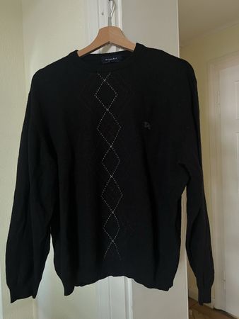 Burberry Pullover schwarz mit Muster Grösse L