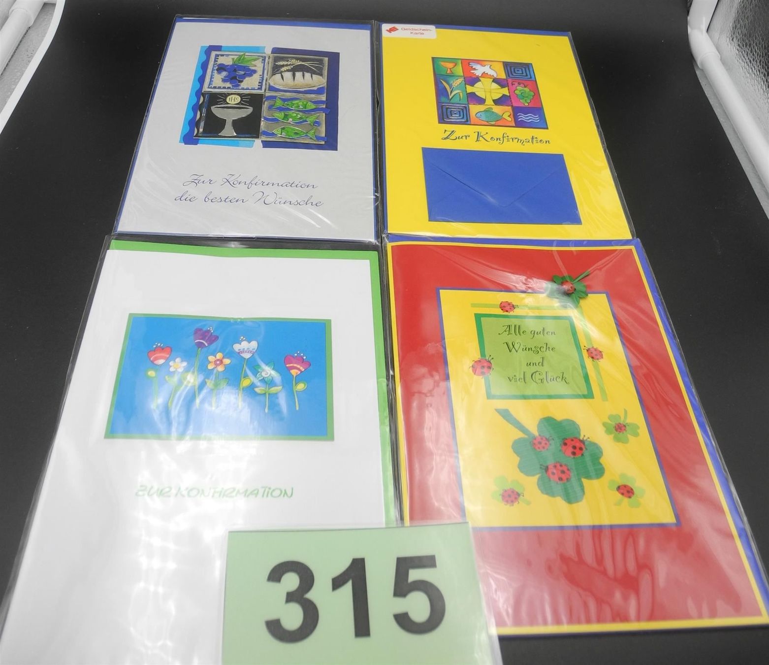 Cartoline: 4 Konfirmationskarten, Nr. 315 – Nuovo e nell'imballaggio originale da Kottwil venduto da Crazyrolf 1