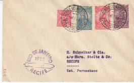 1932 6. Südamerika Fahrt, Si. 178B Graf Zeppelin, Brasilien