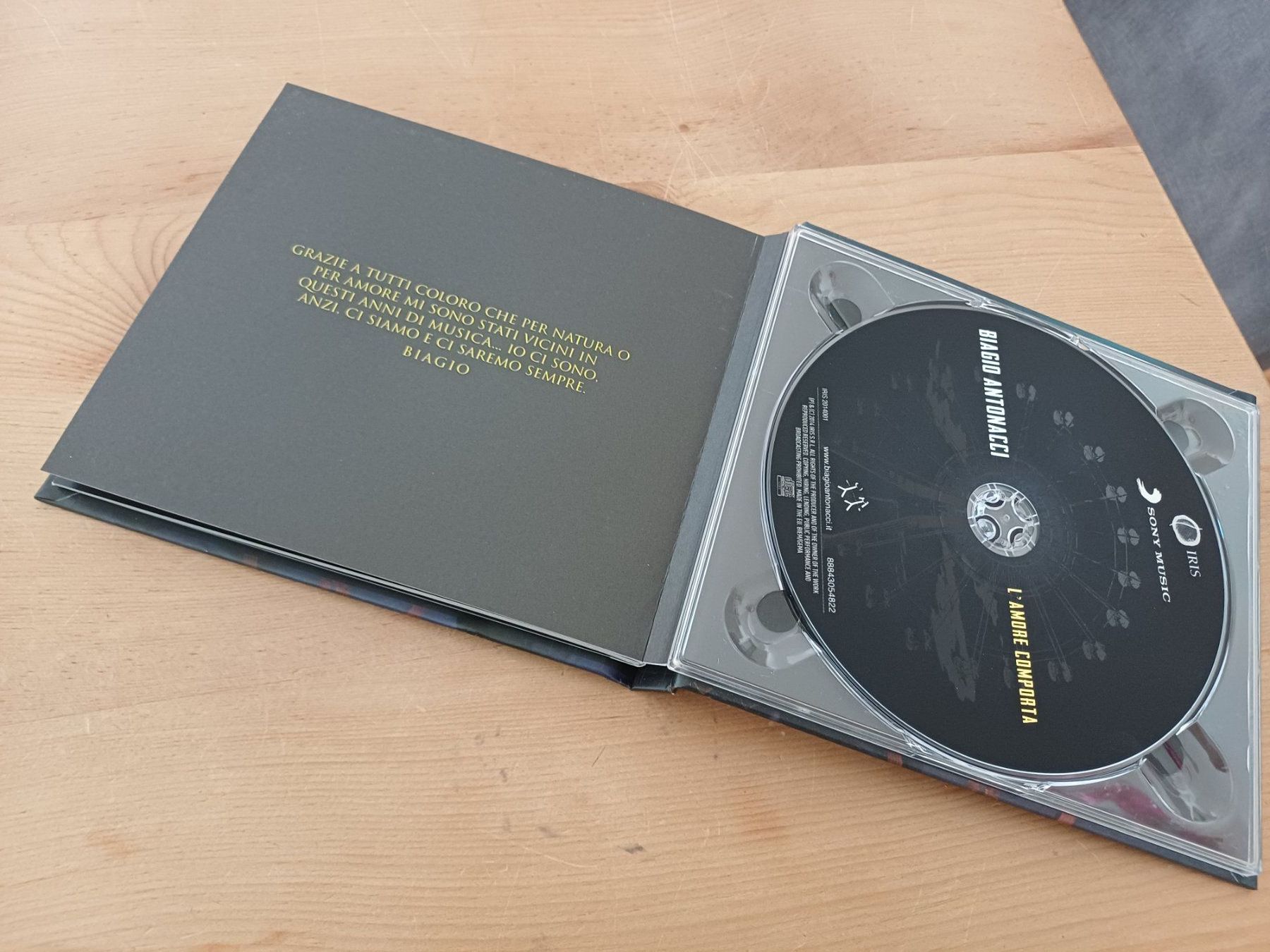 CDs: Biagio Antonacci: L'Amore Comporta – D'occasion à Jona par Rreto71 2