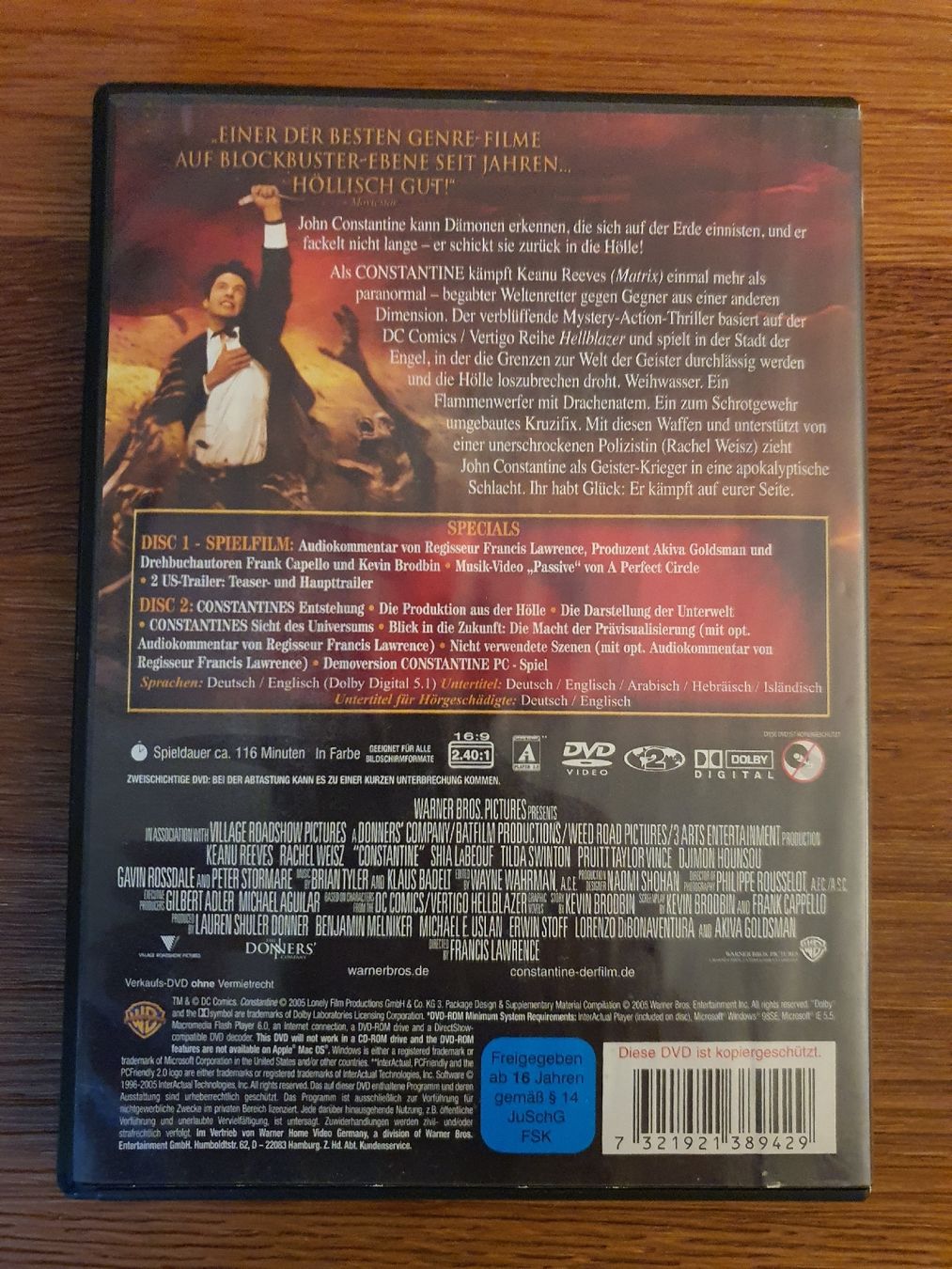 Tutti i DVDs: Keanu Reeves "Constantine" DVD - Keanu Reeves – Usato da Zürich venduto da tim_8vjq 1