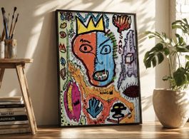 A3 Pop Art Print – Selbst gestaltete Wandkunst, ohne Rahmen