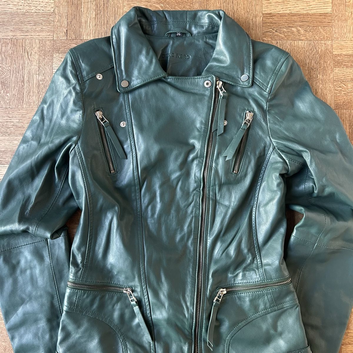 Giacche: Cigno Nero asymmetrical Leather Jacket – Usato da brent venduto da fukusapes 1