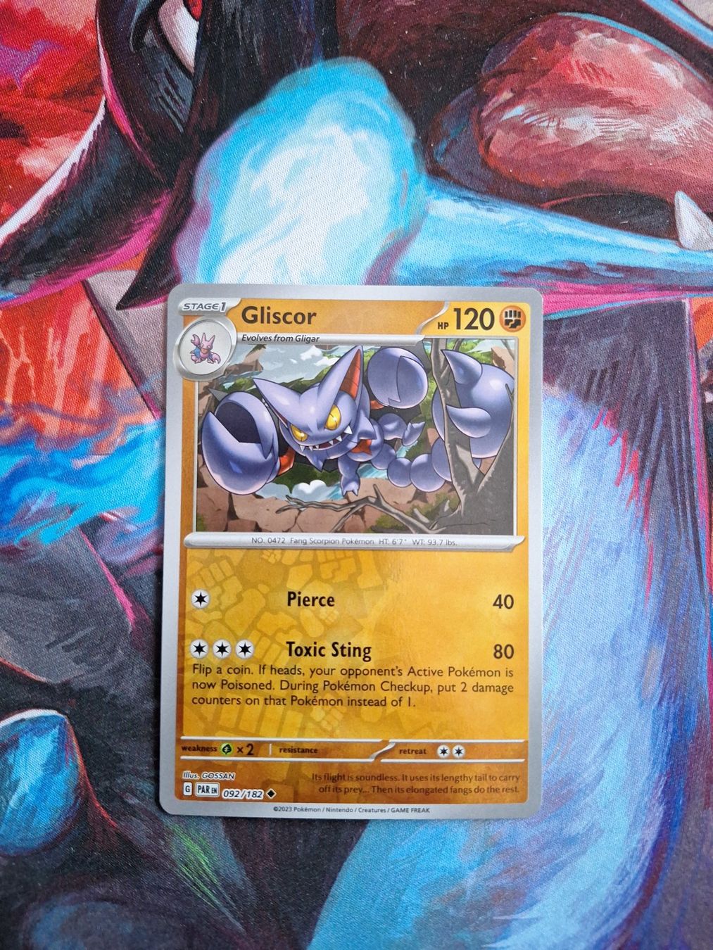 Pokémon Sammelbilder & Trading cards: Gliscor - Reverse Holo - Pokemon Paradox Rift – Gebraucht aus Altstätten SG von GGsGameshop