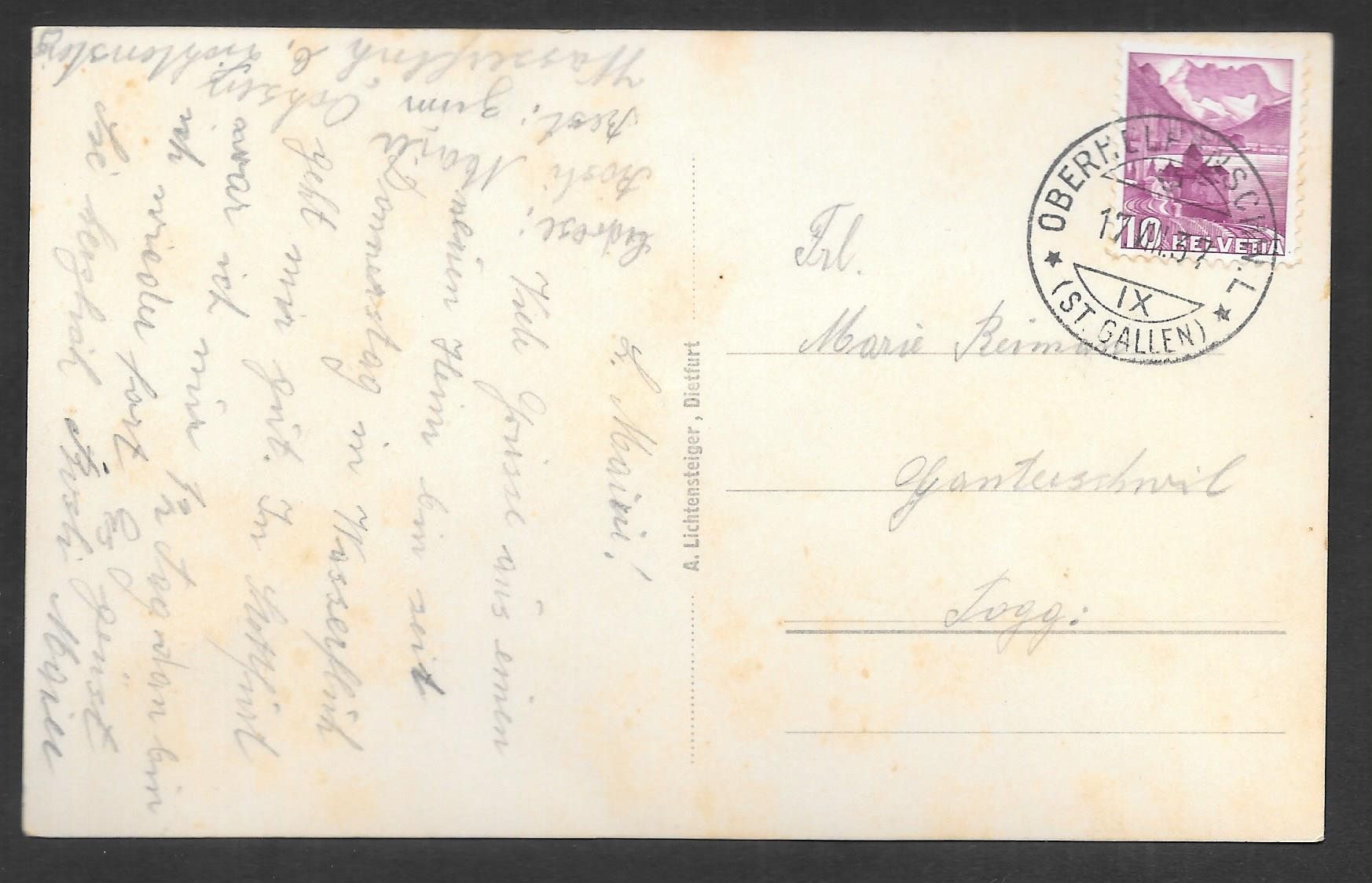 Cartoline postali: Oberhelfenschwil Teilansicht – Usato da Olten venduto da clotaldi 1
