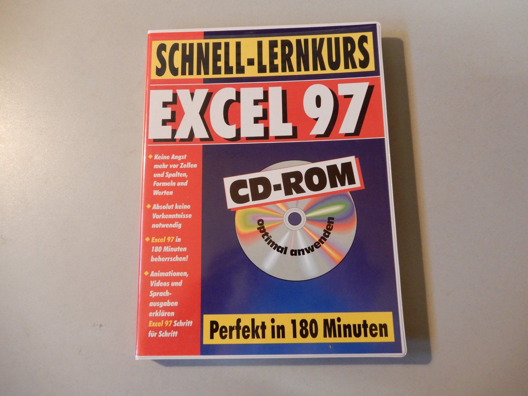 CD & DVD-Rohlinge: Excel 97 Schnell-Lernkurs mit CD-ROM – Gebraucht aus Erstfeld von Mario_boe0