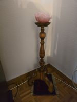 Antiker Kerzenständer Holz Vintage Deko Shabby Chic ***