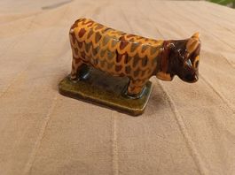 Bernadette Cuttat  Keramik Stier / Kuh (ca. 8 cm)