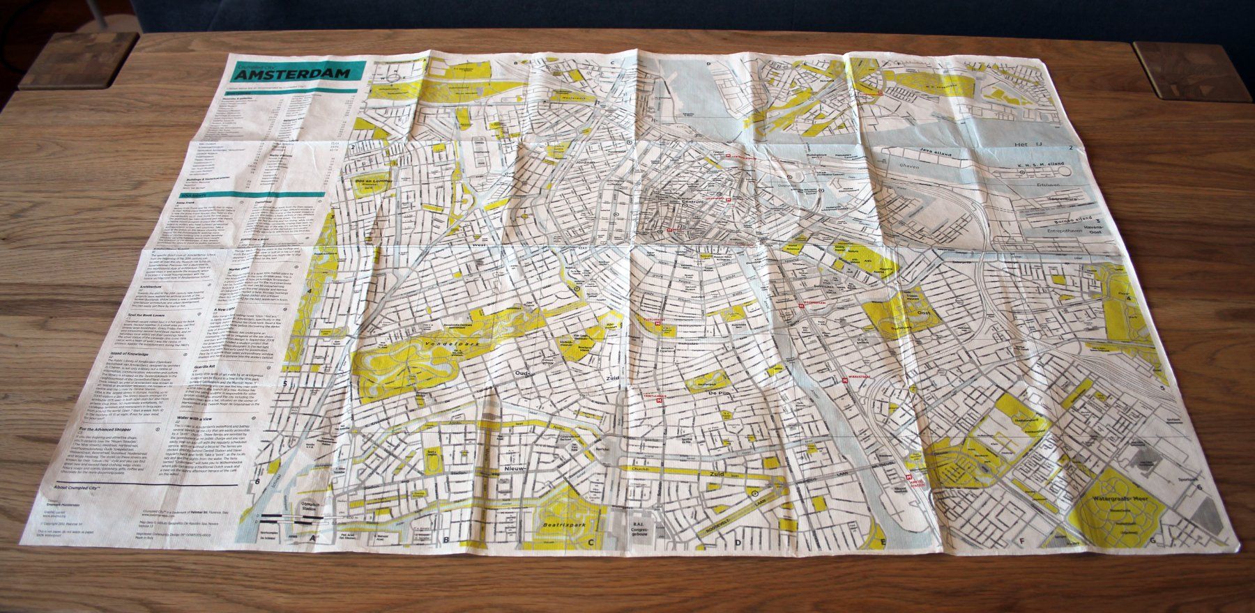Cartine & Atlanti: Crumpled City - Amsterdam – Usato da Thörishaus venduto da kare07 1