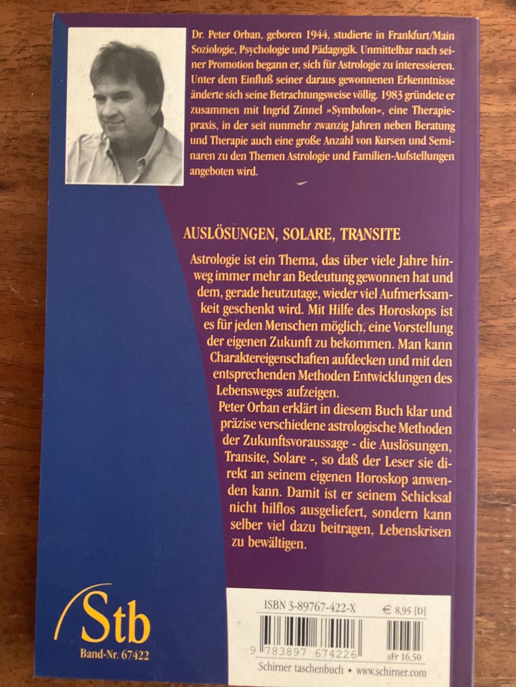 Libri: "Zeit im Horoskop" Peter Orban – Usato da Avenches venduto da Lactobacille 1