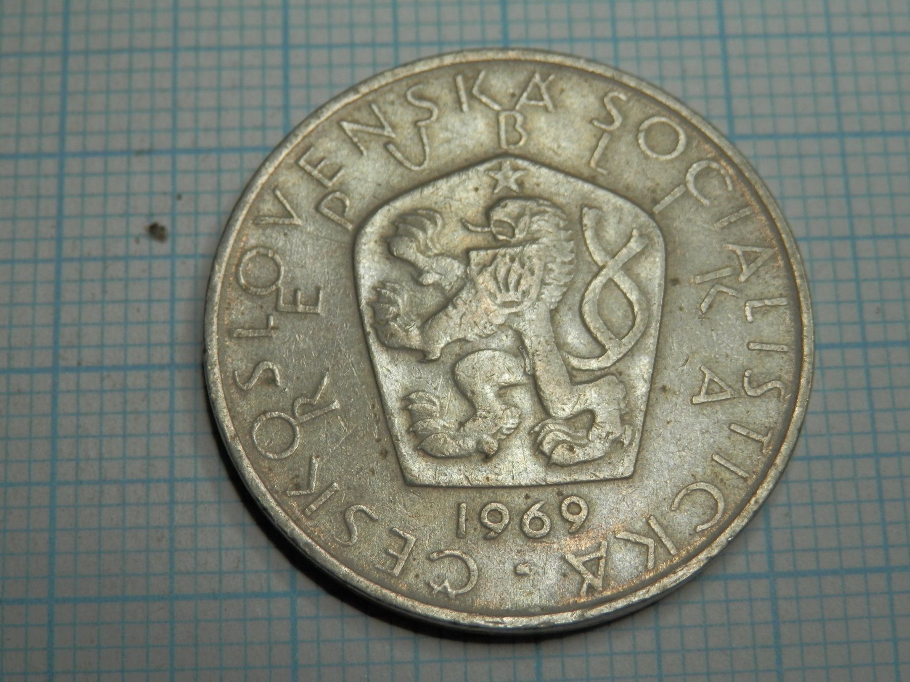 Tutti le monete: Tschechoslowakei 5 Kronen, 1969 – Usato da Weiach venduto da weiach81