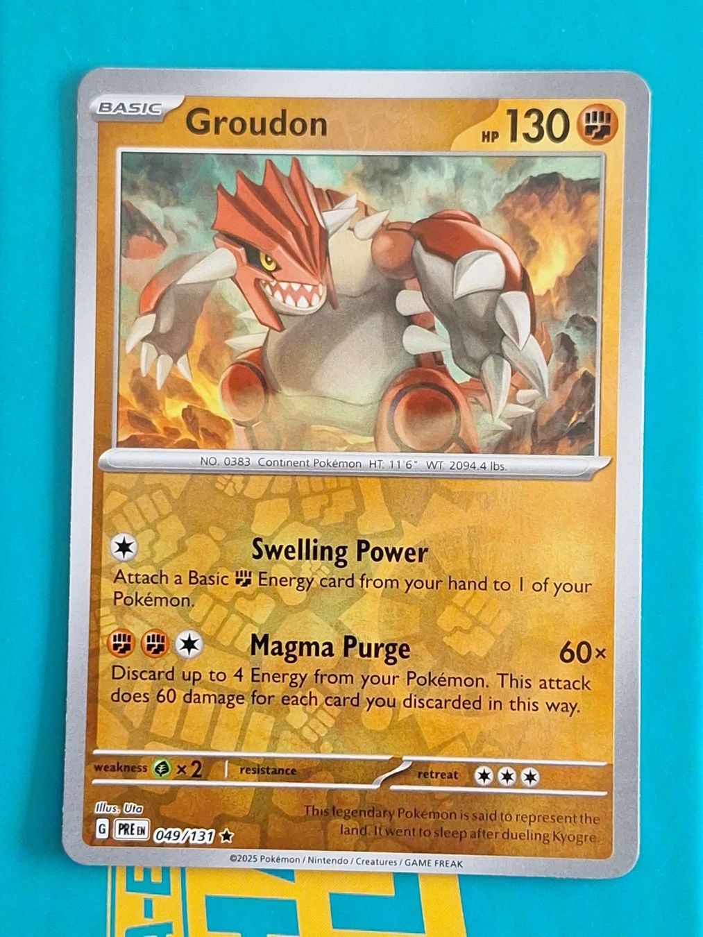 Pokémon Carte collezionabili: Groudon - Reverse Holo - Prismatic Evolution #1.6 – Usato da Altstätten SG venduto da GGsGameshop