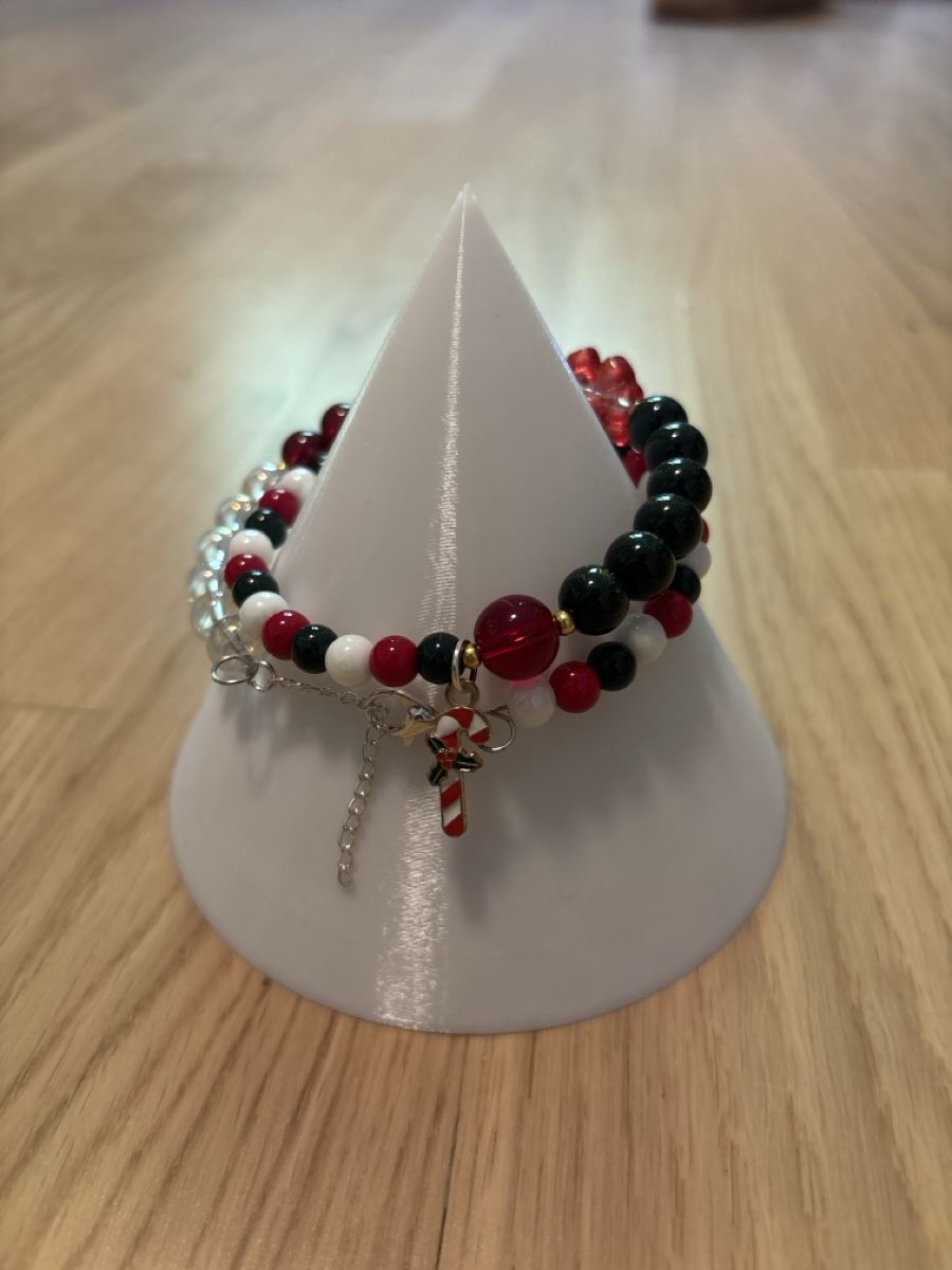 Bracciali & Braccialetti: Handmade.Christmas Tree Beaded Bracelet  – Nuovo (secondo la descrizione) da Basel venduto da mai_q5gs 2