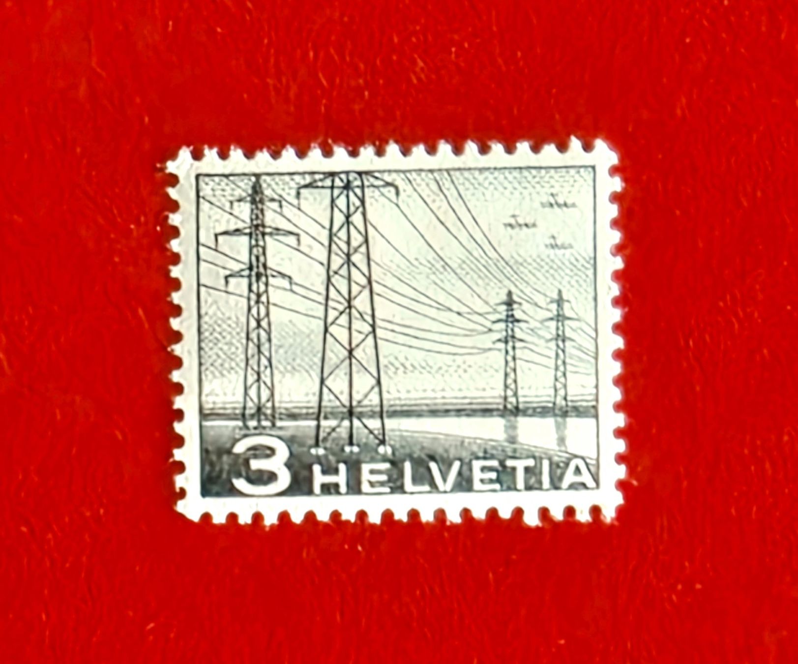 Alle Briefmarken: TECHNIK LANDSCHAFT HOCHSPANNUNGS LEIT. 297 1949** POSTFRISCH – Neu (gemäss Beschreibung) aus Düdingen von Quartierstrasse