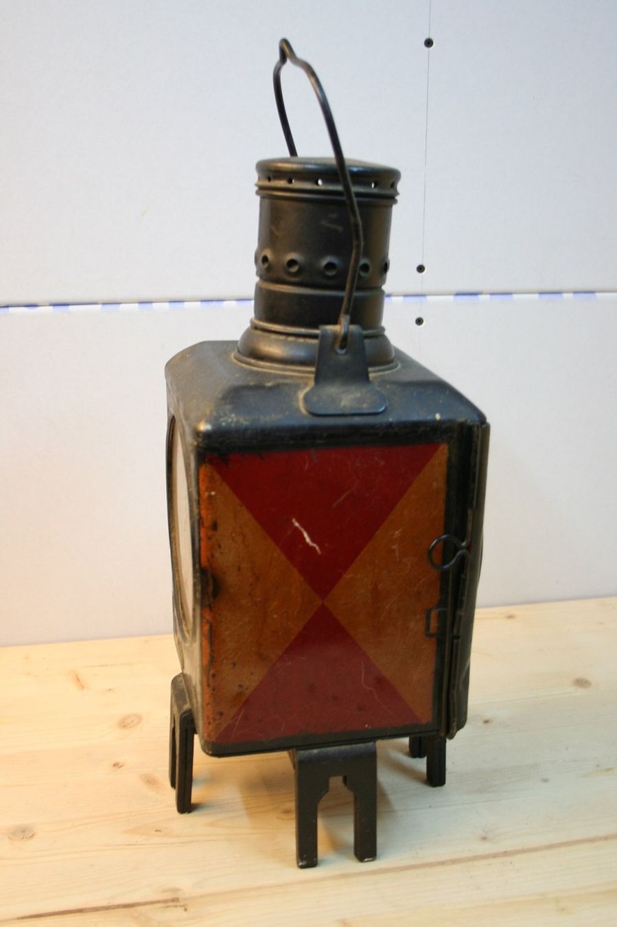 Lampade: Zugschlussleuchte Petroleum Laterne – Usato da Wettingen venduto da zibi137