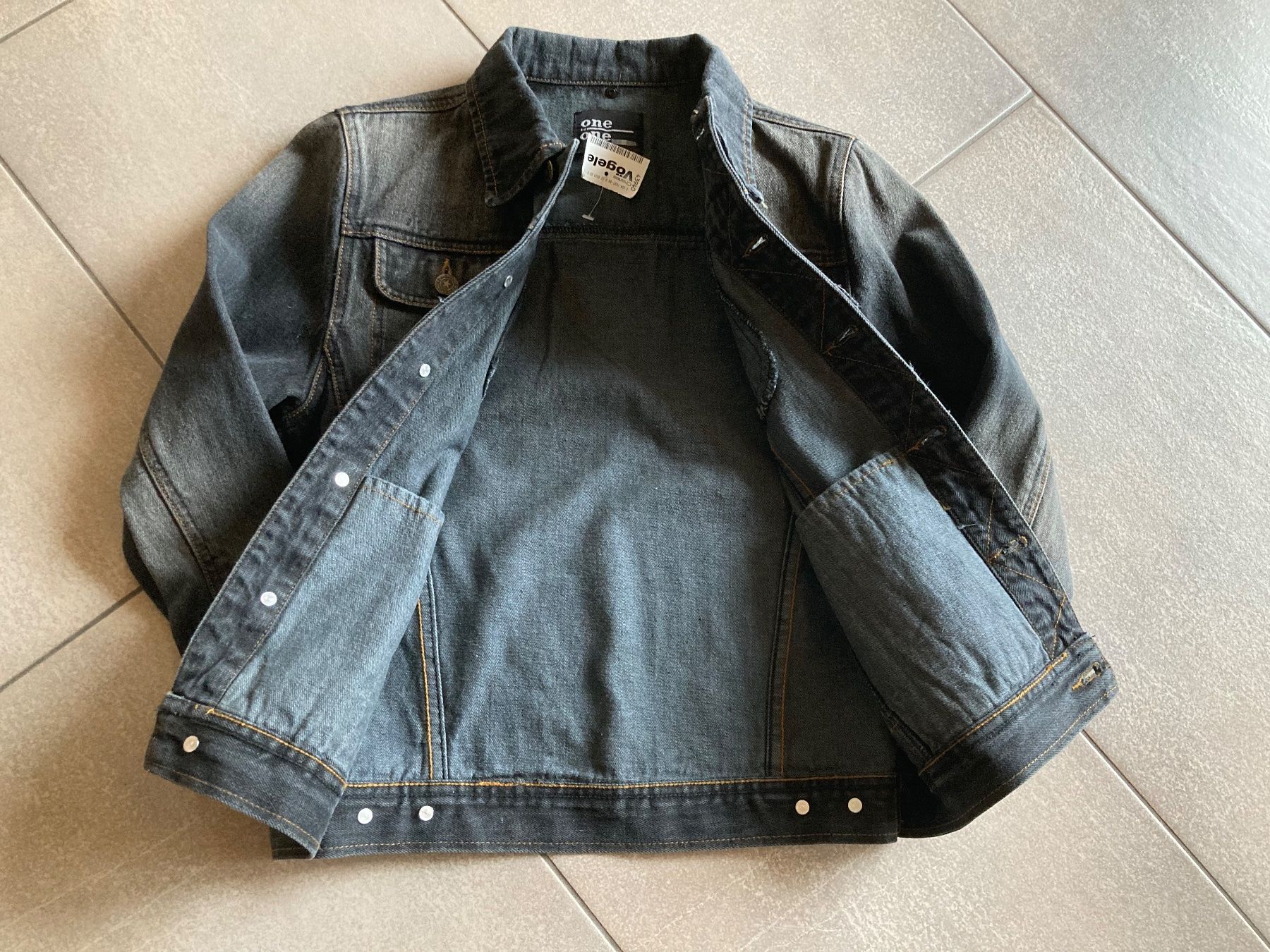 Jacken & Mäntel: Jeans-Jacke Gr. 152, schwarz, NEU! – Neu und originalverpackt aus Mosnang von Kusli09 1
