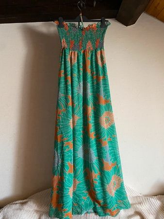 Robe longue H&M motif floral été, 38