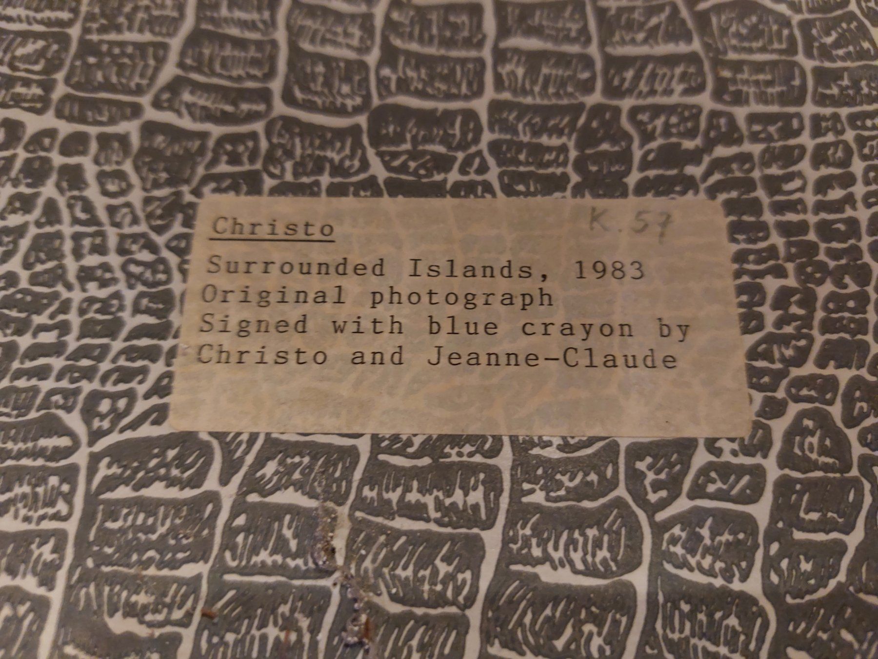 Foto & Immagini: Christo and Jeanne-Claude Surrounded Islands, 1983 signed – Usato da Fürigen venduto da pil_5dm8 1