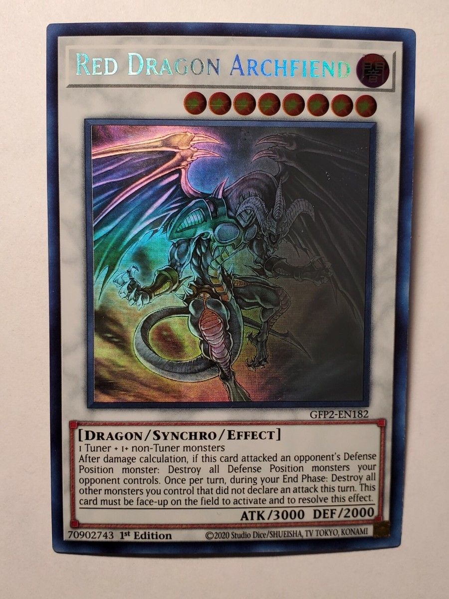 Yugioh Carte collezionabili: Yu-Gi-Oh Red Dragon Archfiend Ghost rare  – Usato da Schlieren venduto da davejuveboy429