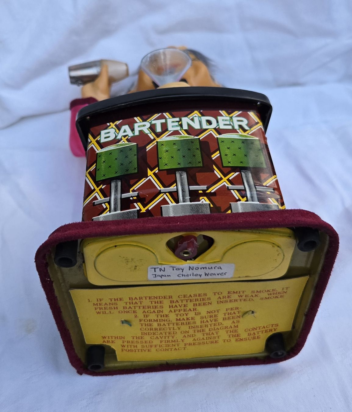 Spielzeuge: Mechanischer rauchender Bartender Einzelstück  – Gebraucht aus Mönthal von JanNeu1985 6