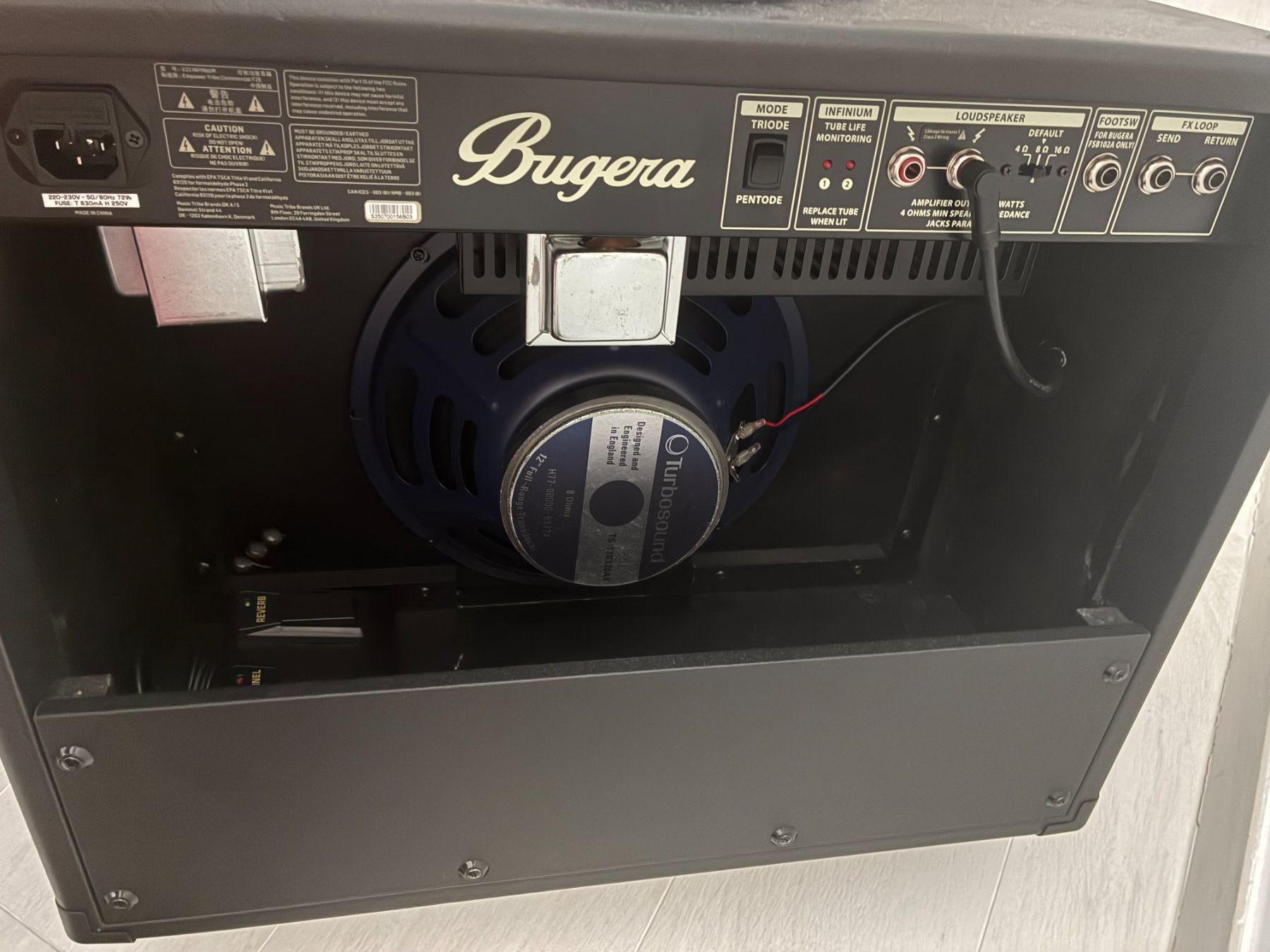 Bugera Amplificatori: Bugera Vintage V22 Infinium – Usato da Bellinzona venduto da DCVox 3