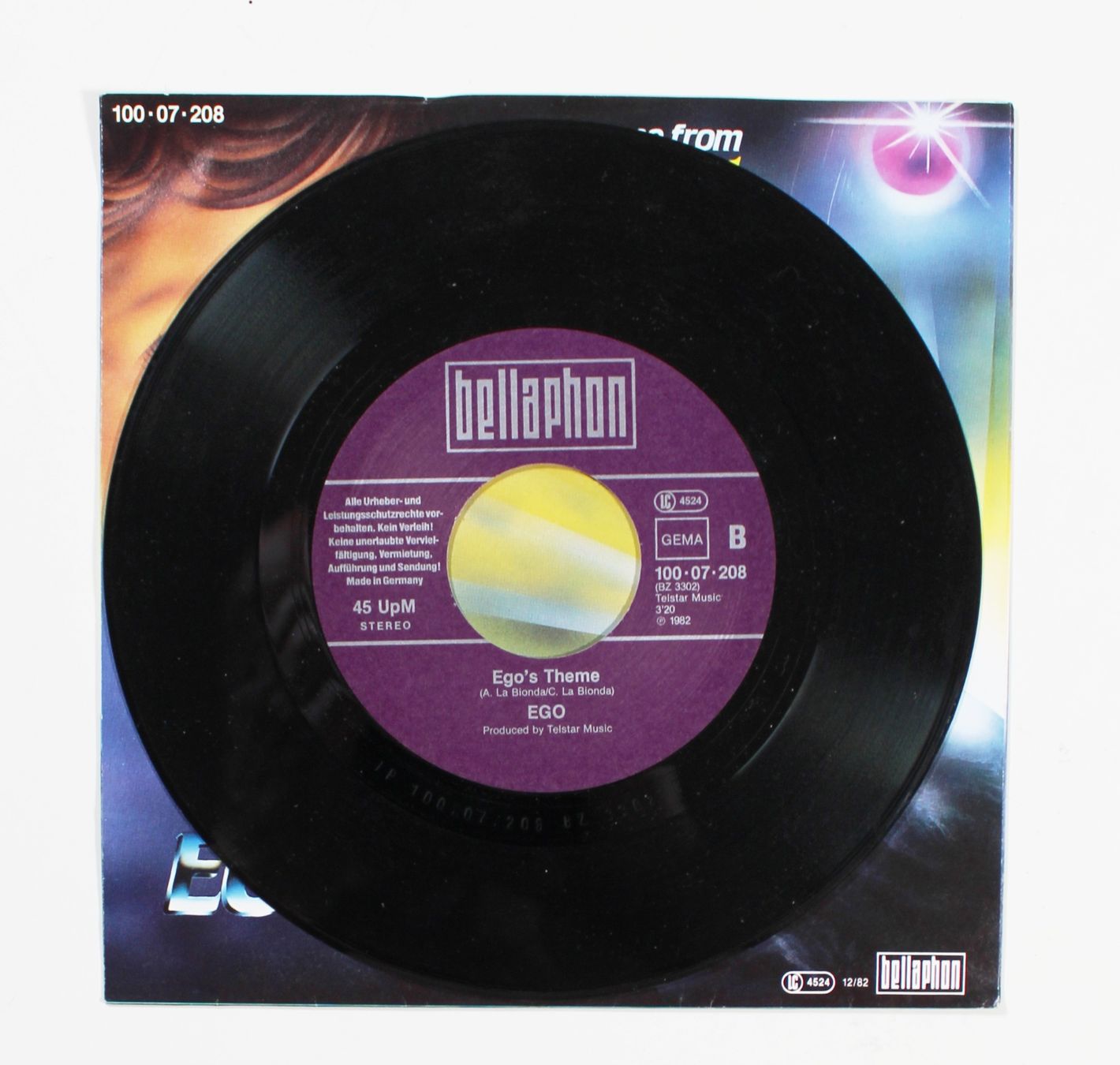 Dischi in vinile: 7" EGO -THEME FROM E.T. - Italo Disco Dance Hit 1982 – Usato da Brüttisellen venduto da Collector-Corner 3