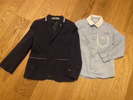 Hugo Boss Kinder Blazer+ Hemd Gr. 110