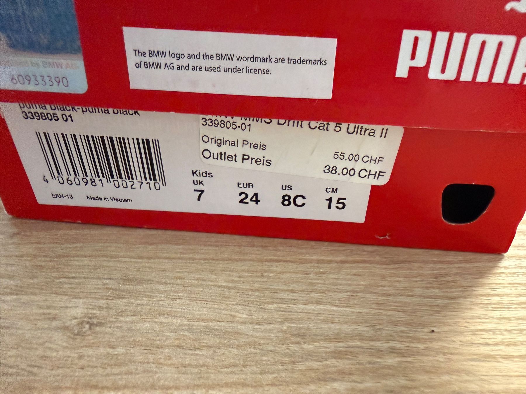 Puma Chaussures garçon: Kinderturnschuhe Grösse 24 – D'occasion à Pontresina par poc 2