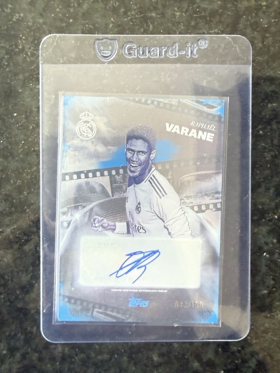 Topps Carte collezionabili: Raphael Varane Autogramm Karte /150 - Topps - Real Madrid – Nuovo (secondo la descrizione) da Schüpfheim venduto da Bazi_Bayer