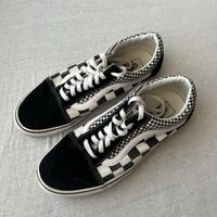 Vans Old Skool checkered sneakers men's size 10 EU 43