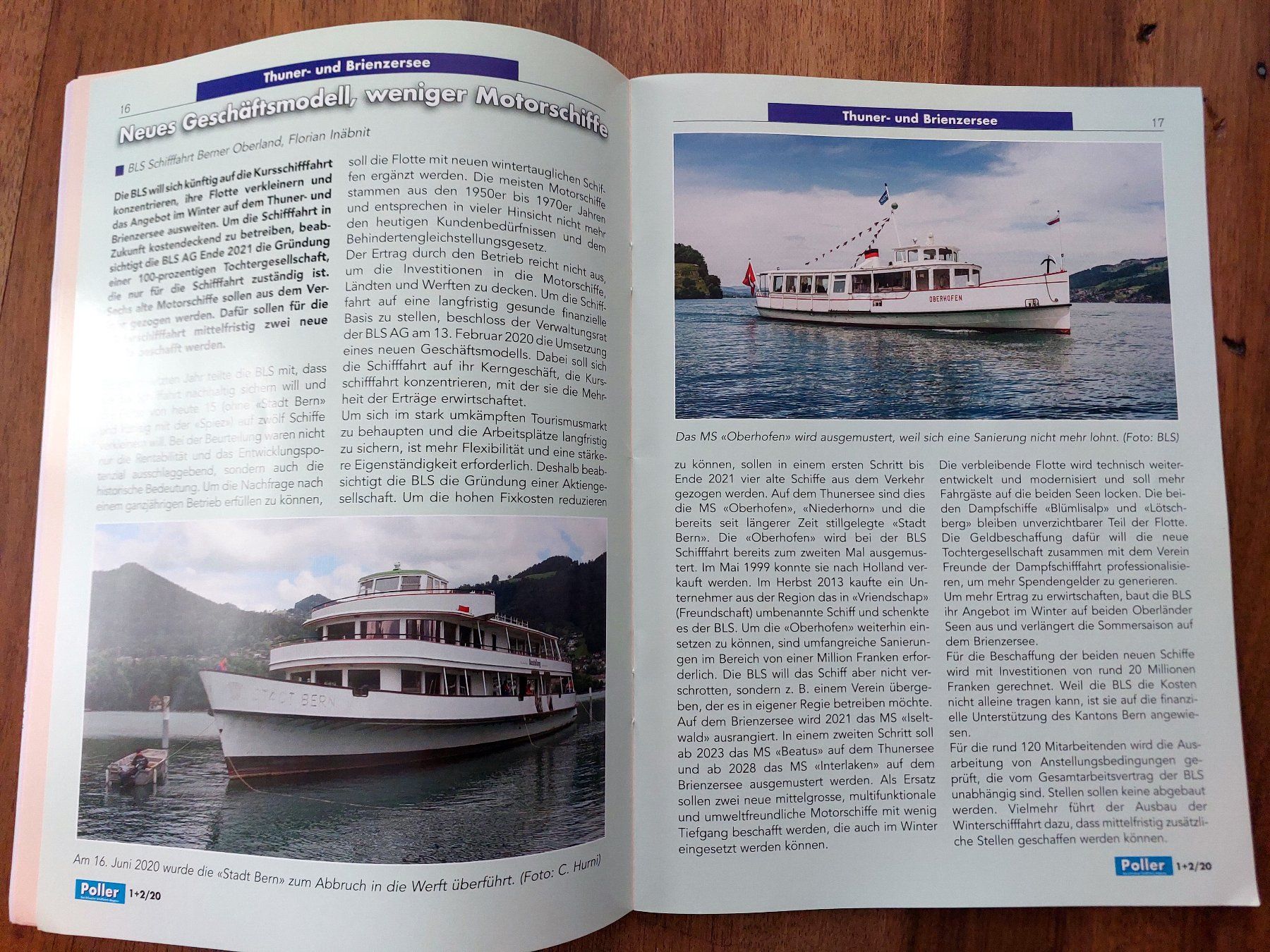 Riviste & Magazine: Poller Schiff-Magazin 1+2/2020 - Prellbock – Usato da Schönenwerd venduto da Steidi 5