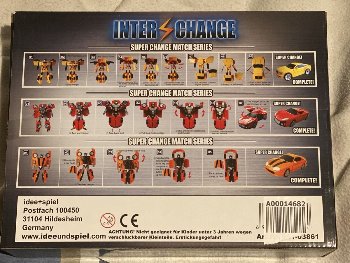 Giocattoli: Interchange Transformer, Super Change Action! – Nuovo e nell'imballaggio originale da Basel venduto da spider-loc 2