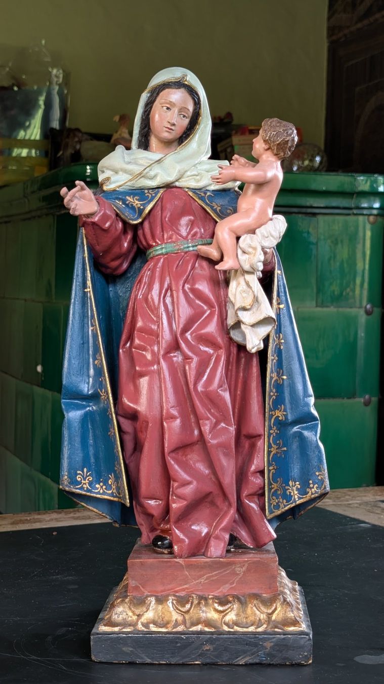 Sculptures & Statues: Statue der Madonna mit Kind – D'occasion à Binningen par LukasRicardo