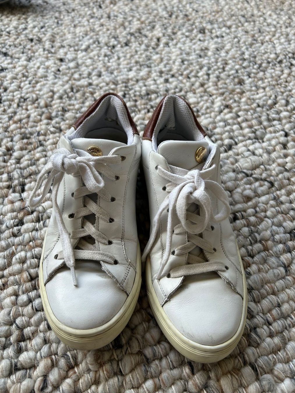 Longchamp Scarpe da donna: Longchamp Sneakers, Gr. 35.5, Weiss – Usato da Wallisellen venduto da tho_9tbl